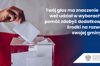 Weź udział w wyborach i pomóż zdobyć dodatkowe środki na rozwój naszej gminy!