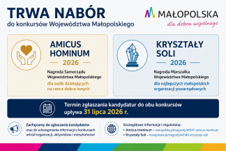 Trwa nabór do konkursów Województwa Małopolskiego 2026