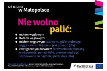 Uchwała antysmogowa dla małopolski