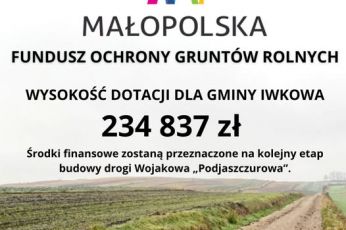 Dofinansowanie z Funduszu Ochrony Gruntów Rolnych 