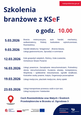 Bezpłatne szkolenia dla przedsiębiorców – KSeF