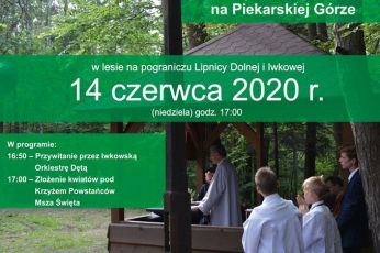 Zapraszamy na Czerwcowe spotkanie pod Krzyżem Powstańców