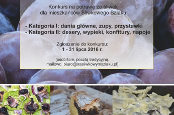 Zapraszamy do udziału w „Śliwkowym Konkursie Kulinarnym 2016”