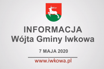 Tygodniowa informacja Wójta Gminy Iwkowa
