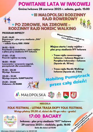 Powitanie Lata w Iwkowej – 28-29 czerwca 2025
