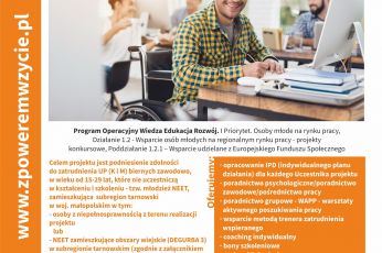 NABÓR DO PROJEKTU „Z POWER-em W ŻYCIE”