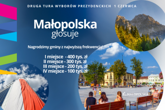 Małopolska nagradza frekwencję wyborczą – milion złotych dla najbardziej aktywnych gmin