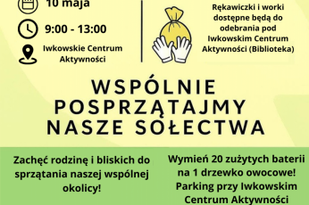 Posprzątajmy gminę! - 10 maja