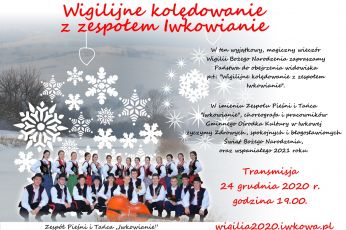 Wigilijne kolędowanie z zespołem Iwkowianie