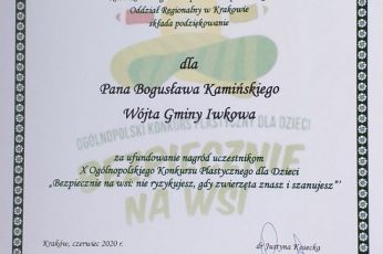 KRUS- podsumowanie konkursu plastycznego dla dzieci: Bezpiecznie na wsi: nie ryzykujesz, gdy zwierzęta znasz i szanujesz