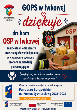 Wielkie serca druhów z OSP Iwkowa – Dziękujemy za pomoc!