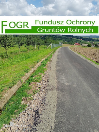 Informacja o podpisaniu umowy na modernizację drogi dojazdowej do gruntów rolnych