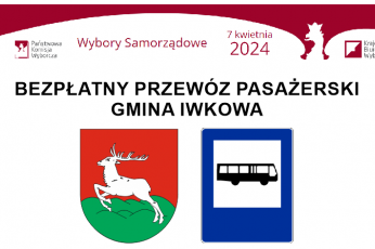 Informacja o bezpłatnym gminnym przewozie pasażerskim dla wyborców