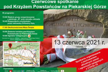 Czerwcowe spotkanie pod Krzyżem Powstańców na Piekarskiej Górze
