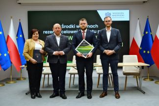 Podpisanie umowy na opracowanie dokumentacji dla stabilizacji osuwiska w miejscowości Kąty