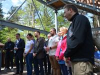 Inauguracja Letniego Sezonu Turystycznego w Małopolsce - Otwarcie wieży widokowej w Iwkowej