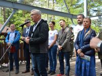 Inauguracja Letniego Sezonu Turystycznego w Małopolsce - Otwarcie wieży widokowej w Iwkowej