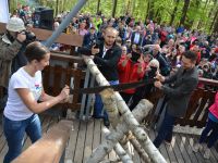 Inauguracja Letniego Sezonu Turystycznego w Małopolsce - Otwarcie wieży widokowej w Iwkowej