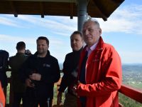 Inauguracja Letniego Sezonu Turystycznego w Małopolsce - Otwarcie wieży widokowej w Iwkowej