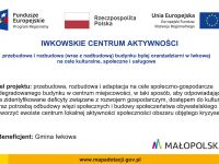 Oficjalne otwarcie nowych inwestycji w gminie Iwkowa